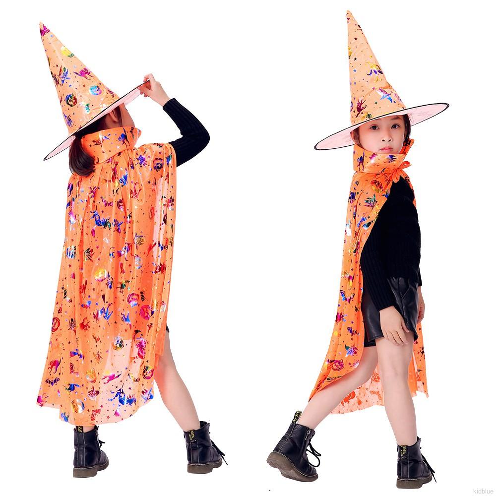 Đầm Hoá Trang Phù Thủy Halloween Phong Cách Hàn Quốc Cho Bé