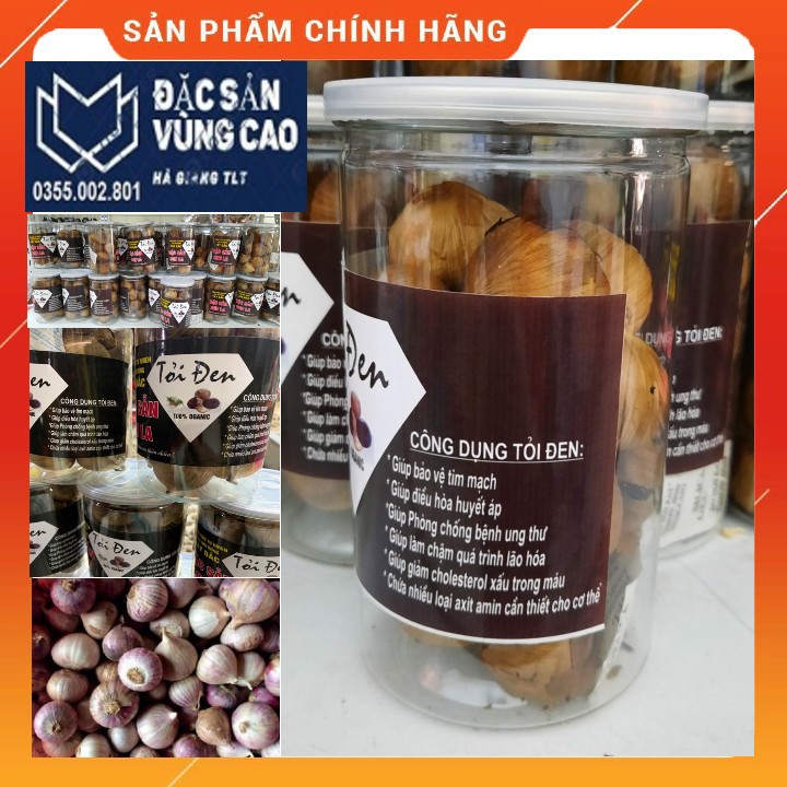 Tỏi đen 1 nhánh hộp 300g đẹp da giảm sạm nám, giảm cân