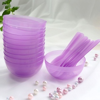 Bộ chén pha mặt nạ (màu hồng trong)…..