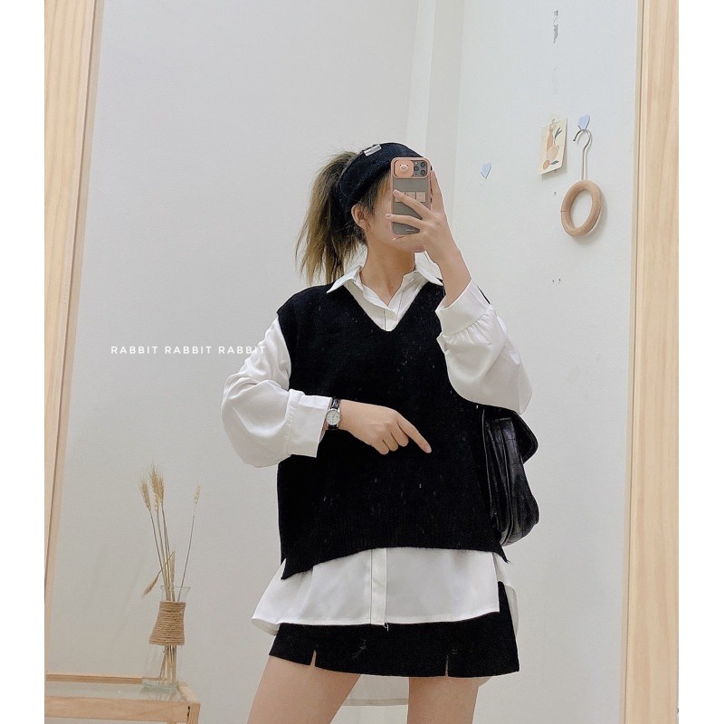 [Mã FADIRECT20 giảm 20K đơn 150K] Chân váy chữ A xẻ vạt | BigBuy360 - bigbuy360.vn