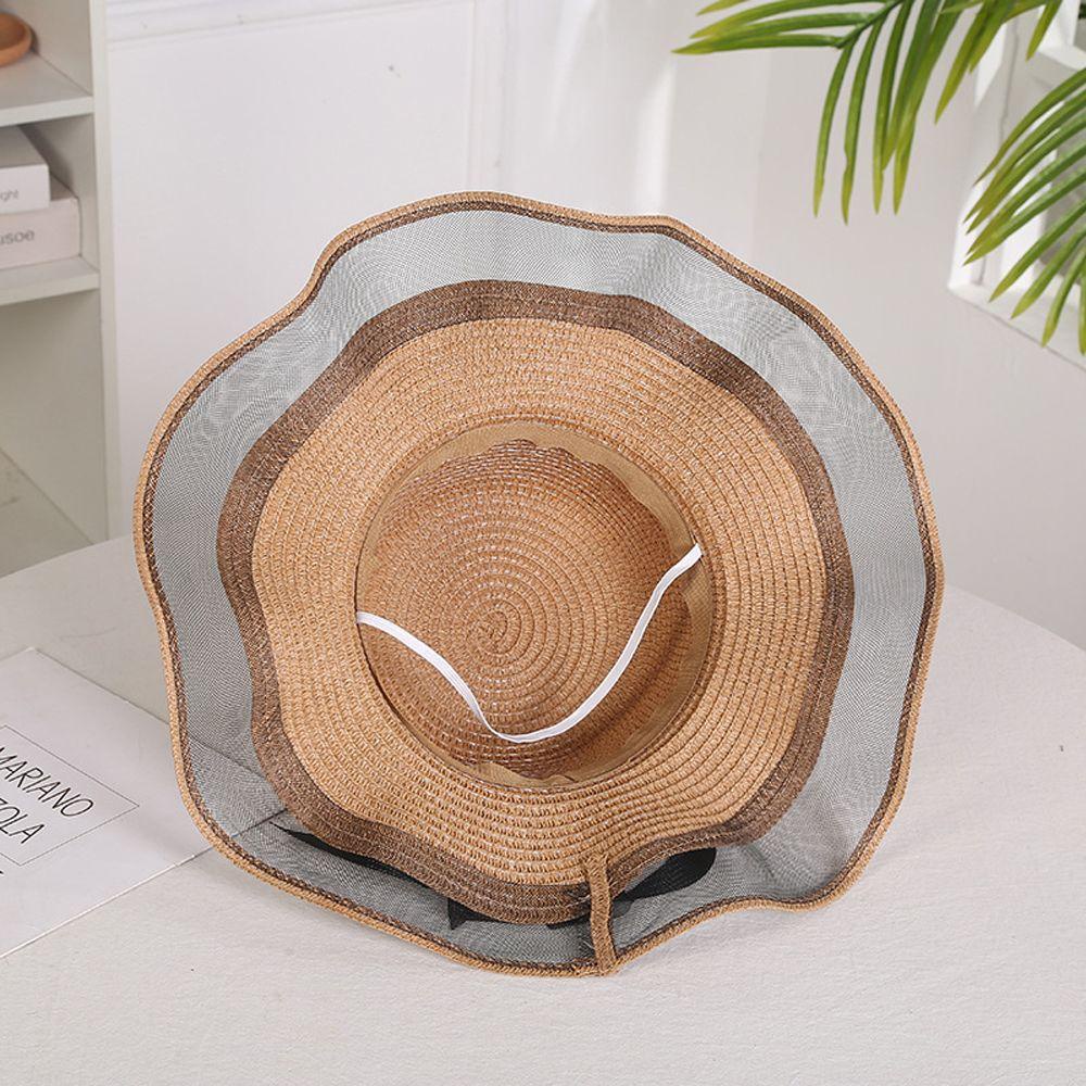 Mũ Rộng Vành Đính Nơ Phong Cách Hàn Quốc Thanh Lịch Cho Nữ