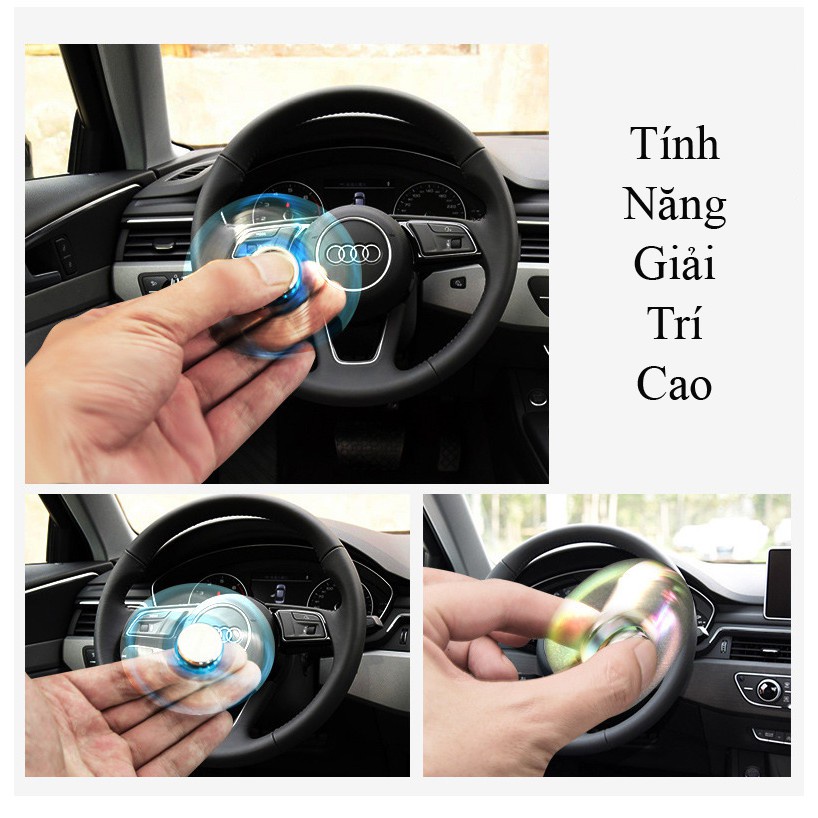 {Hàng Chất Giá Tốt} Móc Treo Chìa Khóa Ô Tô Xe Máy Honest BCK2-534 Kiêm Con Quay Spinner Giải Trí Tiện Lợi