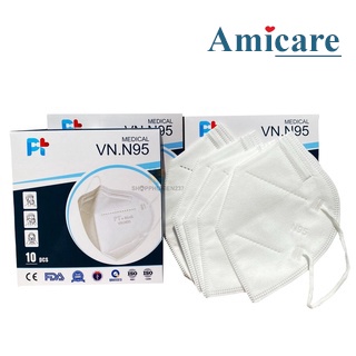 PT Mask VNN95 Combo 5 Khẩu trang Không Van Thở 4 Lớp
