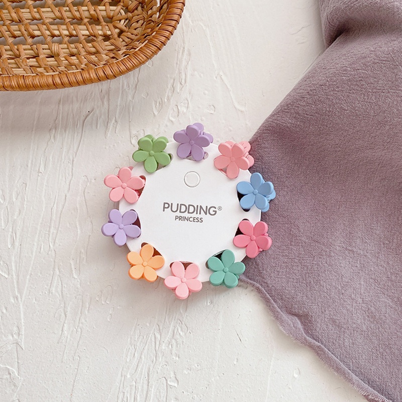 Set 10 Kẹp Tóc Mini Nhiều Màu Sắc Dành Cho Bé Gái