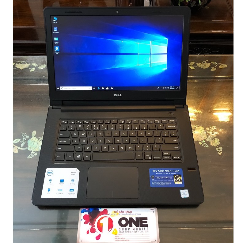 [Hàng Chính Hãng] Laptop Dell Vostro 14 3468 Core i3 7130 2.7ghz/ Ram 8Gb/ SSD 256Gb/ Vân tay nhận dạng 1 chạm .