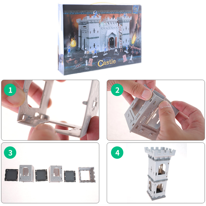 Mô hình lâu đài trung cổ dành cho trẻ em