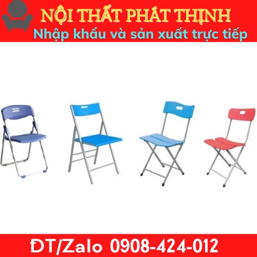 Ghế xếp văn phòng - ghế gấp nhựa cafe