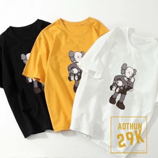 ALBUM 1087 - ÁO THUN UNISEX ĐEN KAWS CHẤT