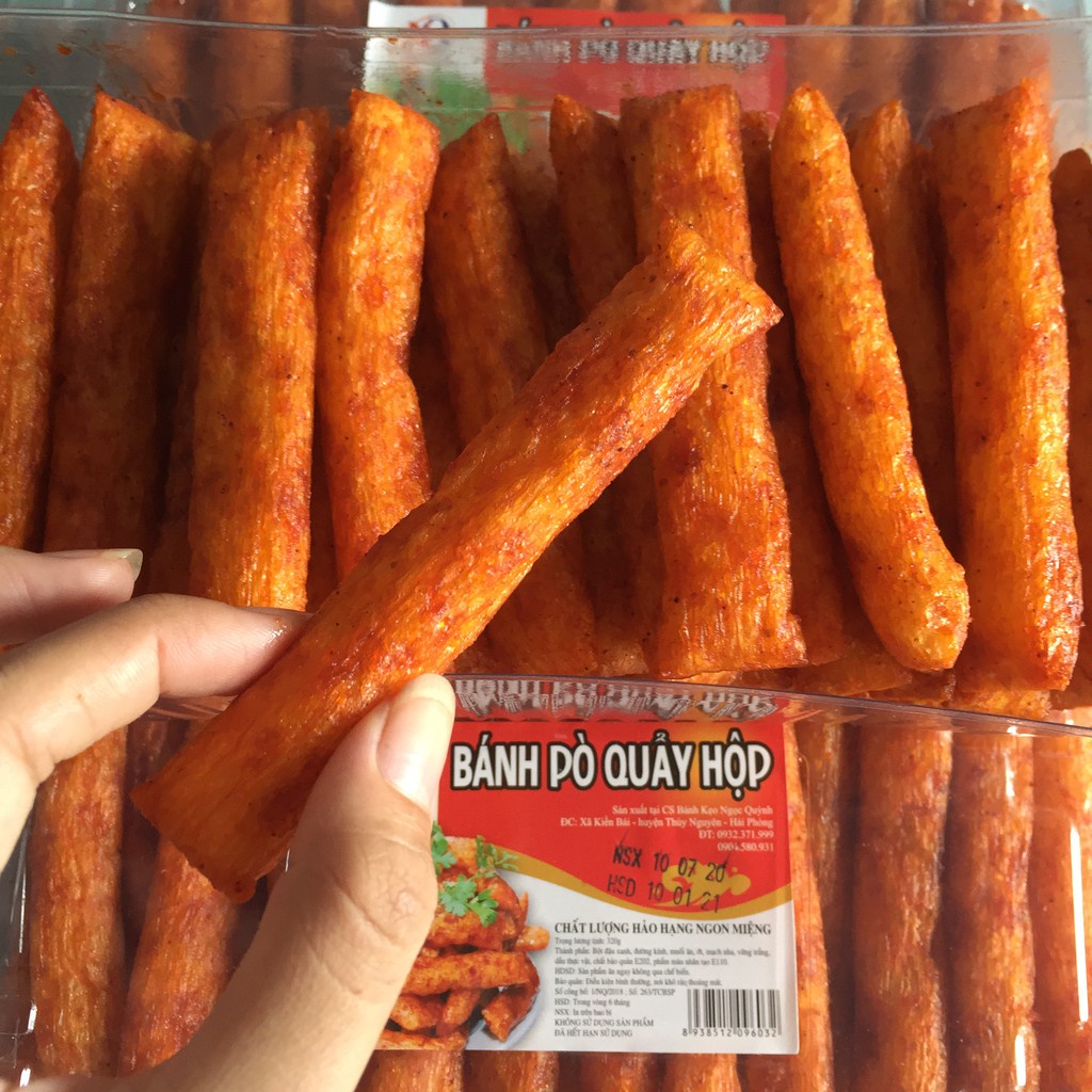 Bánh pò quẩy Ngọc Quỳnh túi zip 10 miếng - Đặc sản Hải Phòng