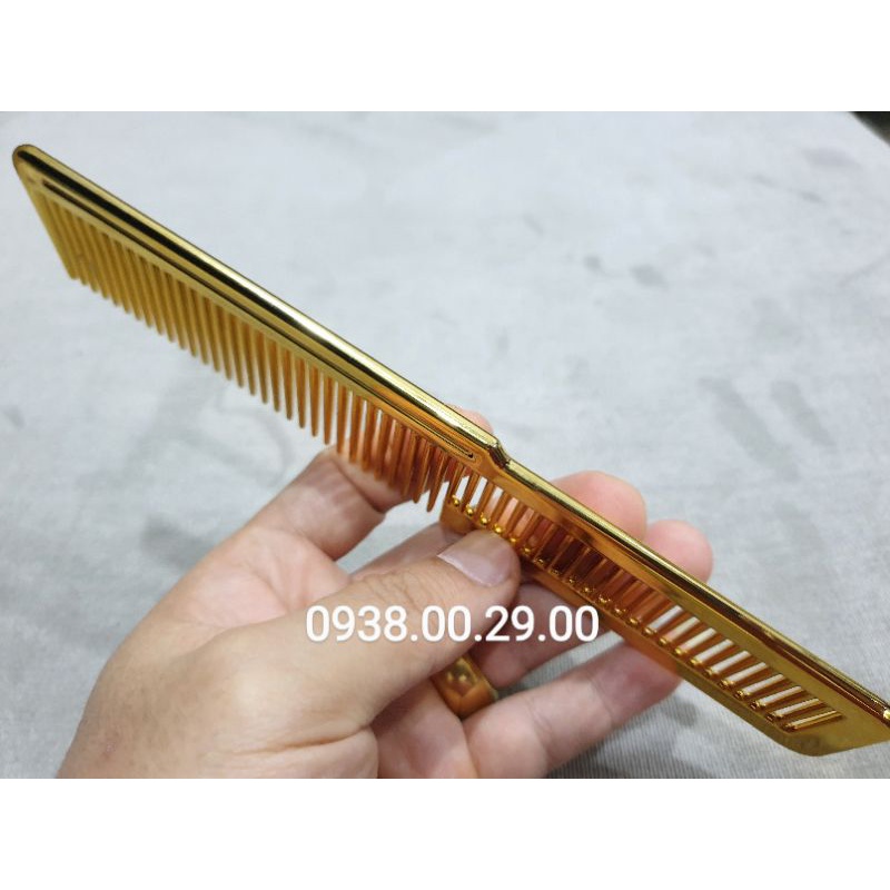 Lược Cắt Tóc Màu Vàng 24K Siêu Đẹp Cho Anh Em Thợ Tóc.(Ảnh thật)