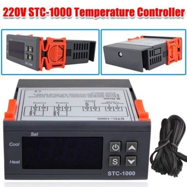 Bộ nguồn điều khiển nhiệt độ 220V màn hình hiển thị kĩ thuật số LCD chất lượng cao