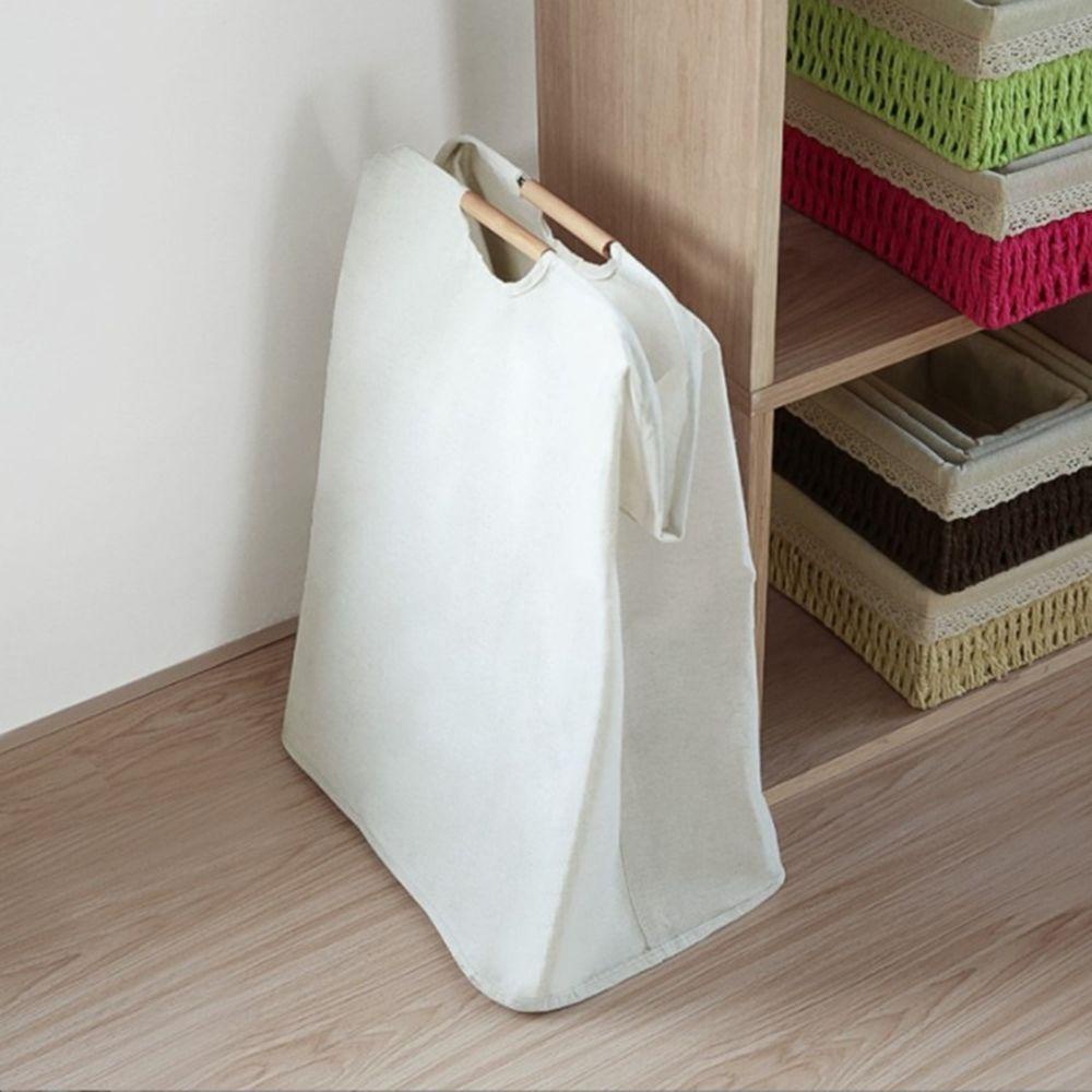 CONOPERY Giỏ Đựng Đồ Giặt Bằng Vải Màu Be Gấp Lại Được Tiện Lợi
