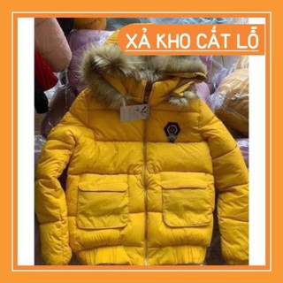 Áo phao nữ mũ lông ẢNH THẬT