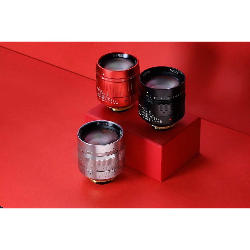 Ống kính TTArtisan 50mm F0.95 phiên bản Đỏ Limited siêu giới hạn cho Leica M, Sony và Fujifilm