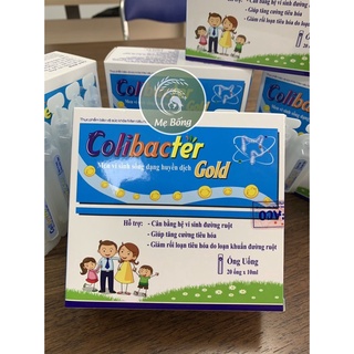Men vi sinh 🌺COLIBACTERGOLD🌺 Men sống Bạch Mai công nghệ mới hộp 20 ống dùng cho trẻ táo bón, men tiêu hoá cho bé kém ăn