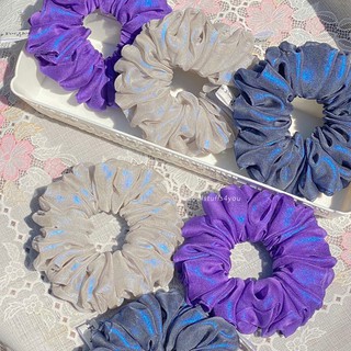 Đồ buộc tóc scrunchies vải óng ánh xà cừ✨
