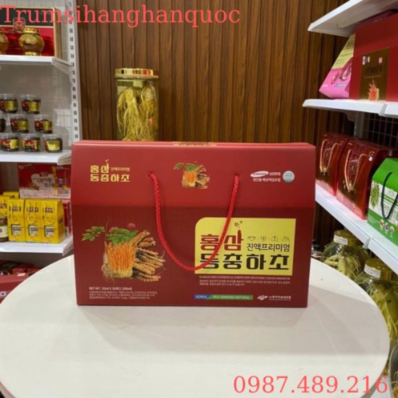 Nước Hồng Sâm Đông Trùng Hạ Thảo, Hộp 30 Gói
