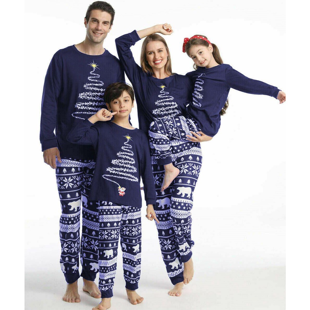 Bộ Đồ Ngủ Pijama Giáng Sinh Cho Mẹ Và Bé