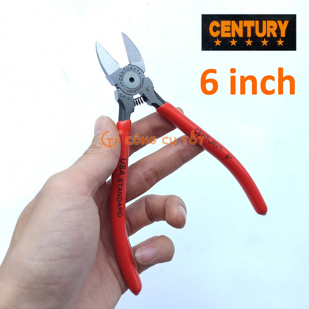 Kìm cắt bavia nhựa 6 inch Century