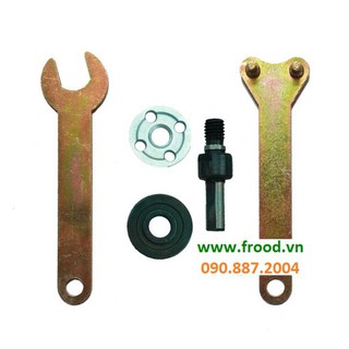 Đầu Chuyển Máy Khoan Thành Máy Cắt, Máy Cưa, Máy Mài TRỤC 6mm hoặc 10mm vavf các loại phụ kiện