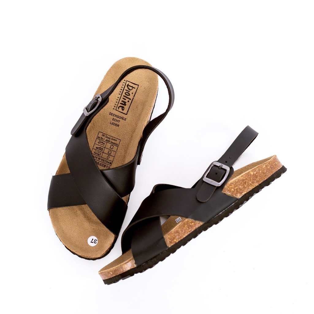 SANDAL UNISEX quai chữ X chất liệu da tổng hợp xuất khẩu châu Âu mã PU11.