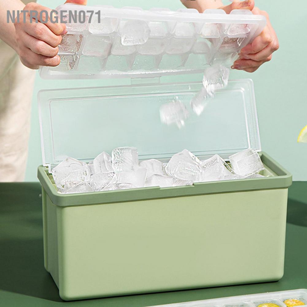 Khay đá 3 lớp dung tích lớn dễ dàng tháo có nắp cho rượu sữa chua mùa hè