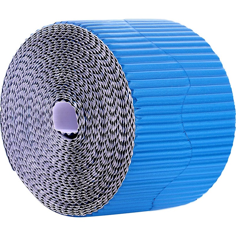 Bộ 2 Cuộn Giấy Dán Viền Nền Trang Trí Hình Viên Đạn Màu Vàng Và Xanh Dương