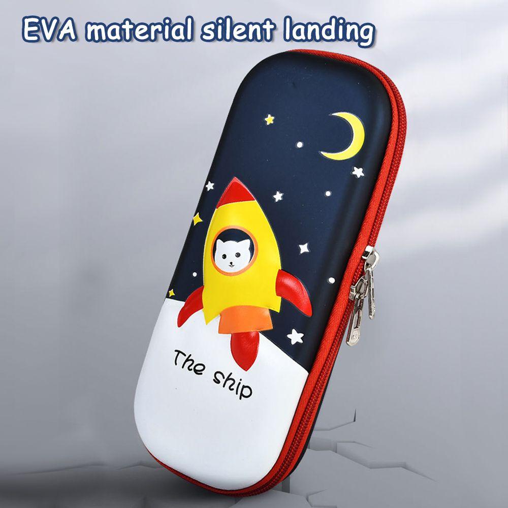 PISTA Hộp Đựng Bút EVA Cỡ Lớn Họa Tiết 3D Dễ Thương