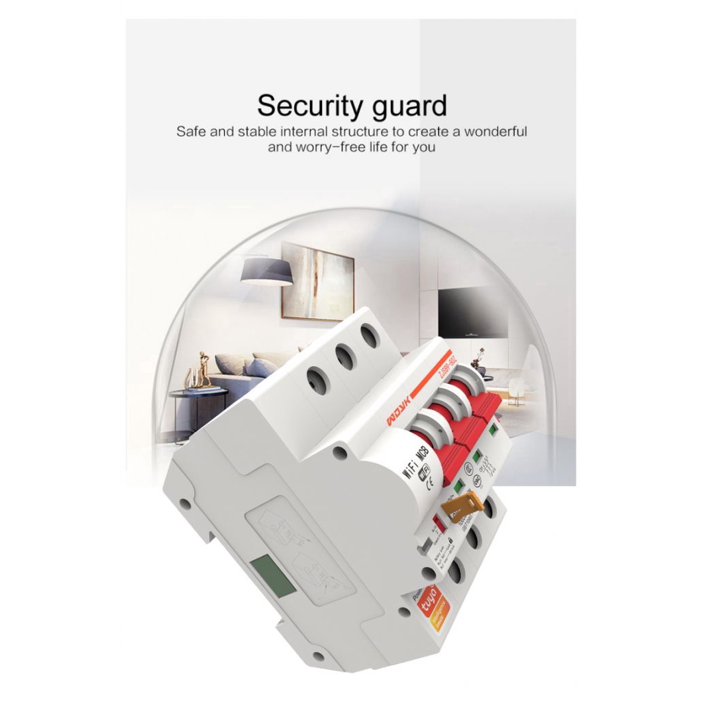 Smart WIFI Circuit Breaker 3P IoT Air Switch Smart Life/tuya Smart APP Control Support home | BigBuy360 - bigbuy360.vn
