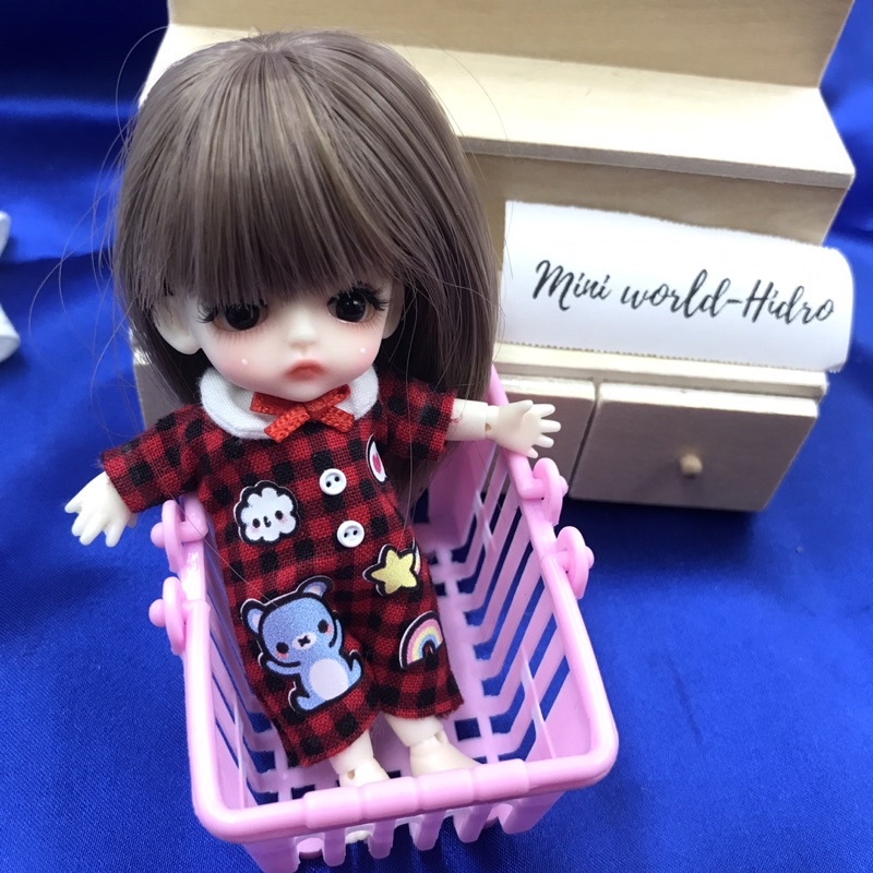 Búp bê Ball jointed doll BJD 1/12 khớp mới combo váy búp bê BJD 1/12