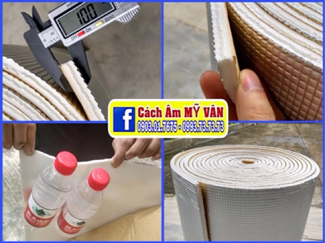 1 mét vuông DÀY 3mm FOAM CÁCH NHIỆT