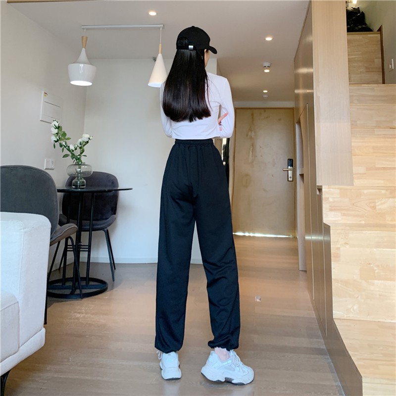 Quần Thể Thao Màu Trơn Phong Cách Hàn Quốc Dễ Phối Đồ Cho Nữ | BigBuy360 - bigbuy360.vn