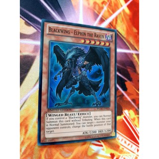 [ Đỗ Lạc Shop ] Thẻ Bài Mint90 Yugioh Monster Blackwing - Elphin the Raven - Super