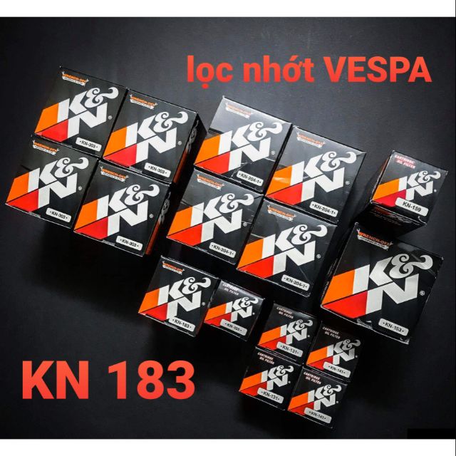 Lọc nhớt KN 183 xe VESPA nhập khẩu USA