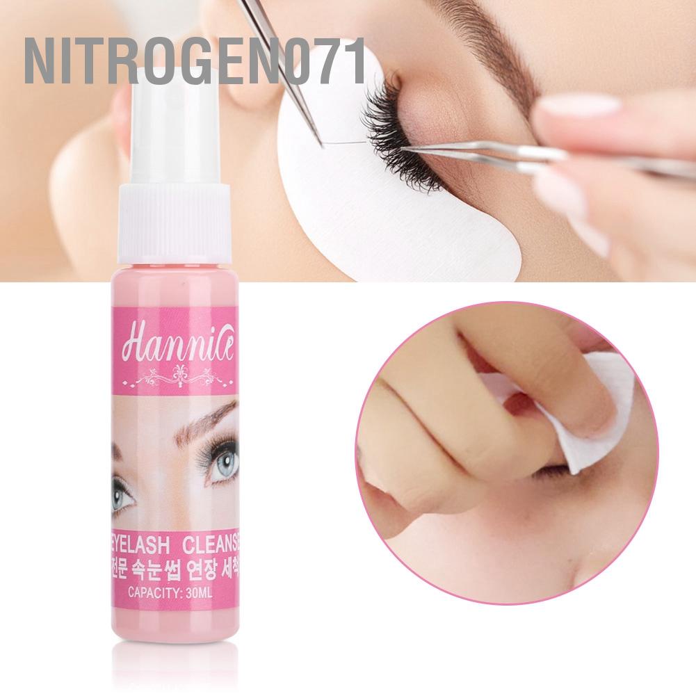 [Hàng mới về] Dung dịch vệ sinh lông mi trước khi nối mi tiện dụng 30ml