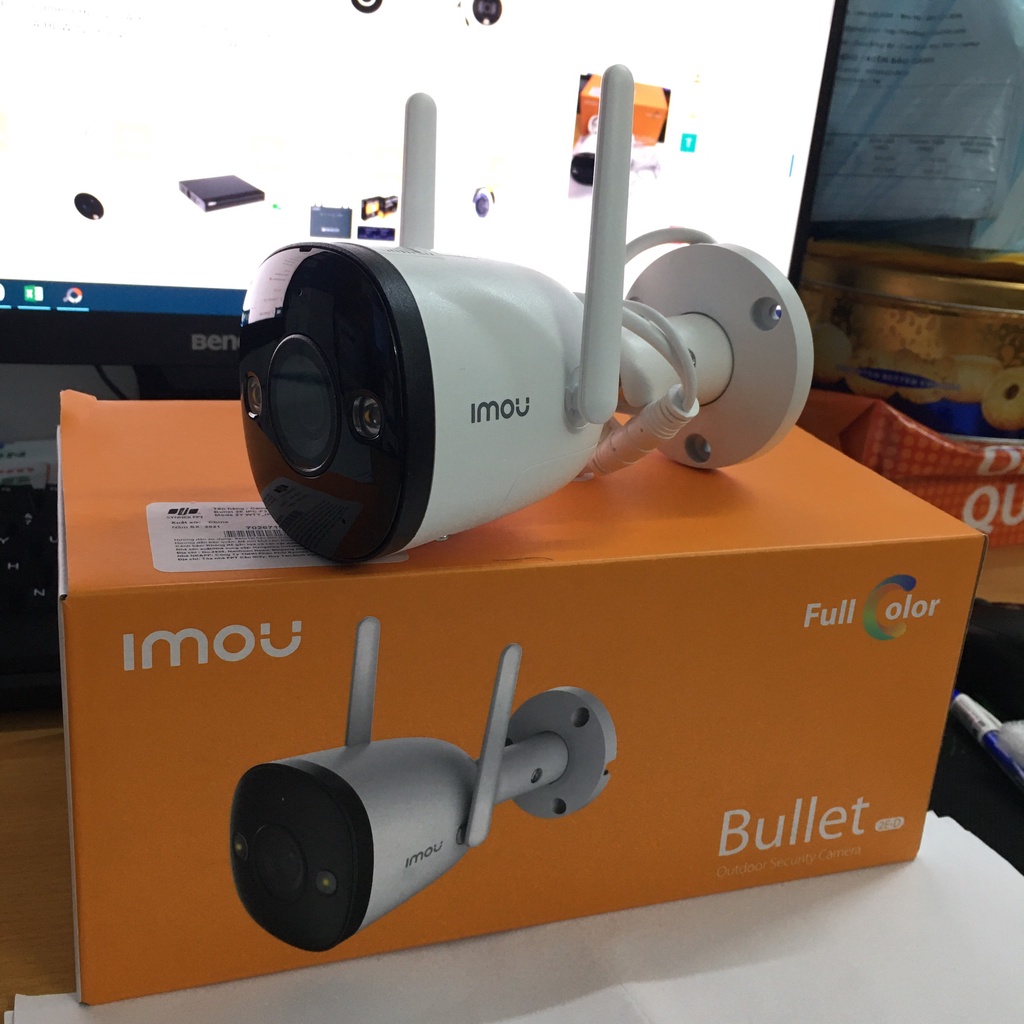 Camera wifi ngoài trời IMOU IPC F22FP có màu ban đêm, 2.0Megapixels, tích hợp micro, bảo hành 24 tháng