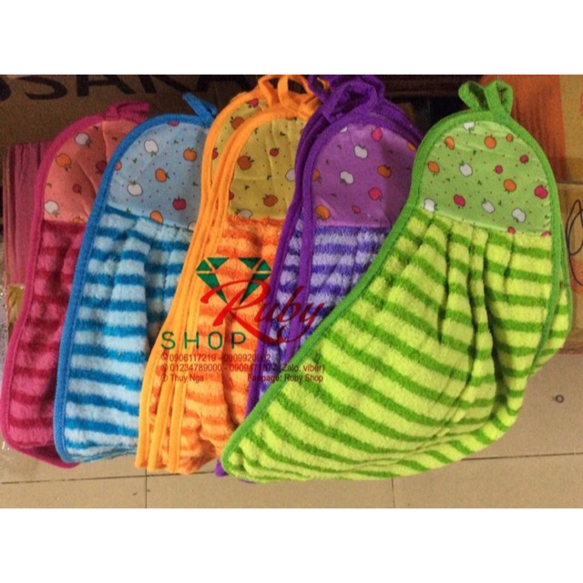 Khăn lau tay có móc treo