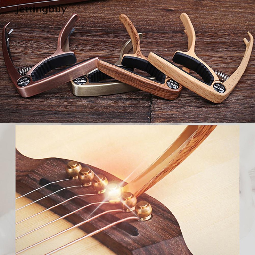 Kẹp capo lò xo Jetting thay đổi nhanh cho đàn guitar điện/ bass/ QDD