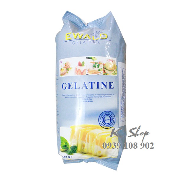 Gelatine bột Ewald gói 1kg thumbnail