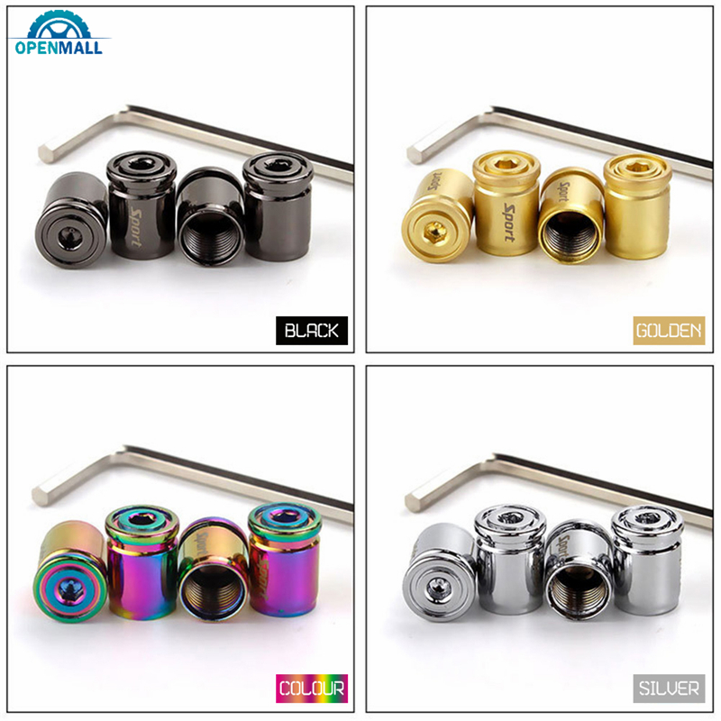 Set 4 nắp đậy van lốp xe ô tô chống trộm tiện lợi chất lượng cao