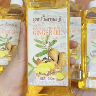 Dầu gừng masage body, làm ấm cơ thể, trị nhức mỏi
