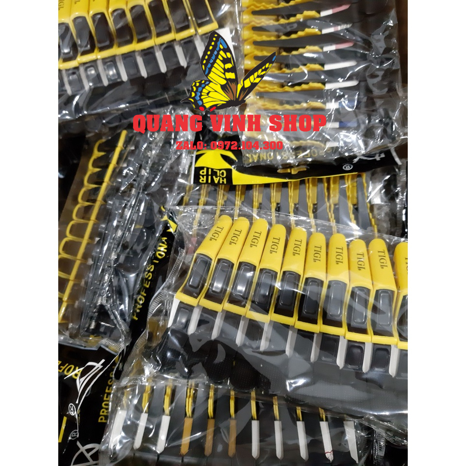 Kẹp cá sấu kẹp tóc (lốc 10 cây)
