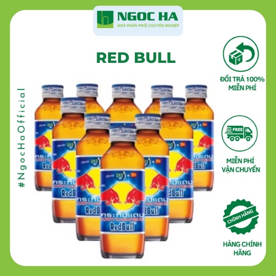 Nước tăng lực Redbull chai thủy tinh 150ml_Bổ sung vitamin Tăng cường sức khỏe_Tập trung tỉnh táo