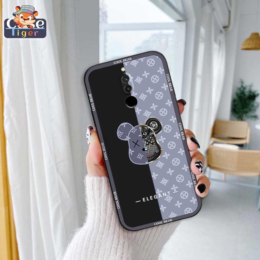 Ốp lưng bảo vệ camera Xiaomi Redmi 8 / Redmi8 kaws elegant, robot be@r brick, ốp silicon dẻo