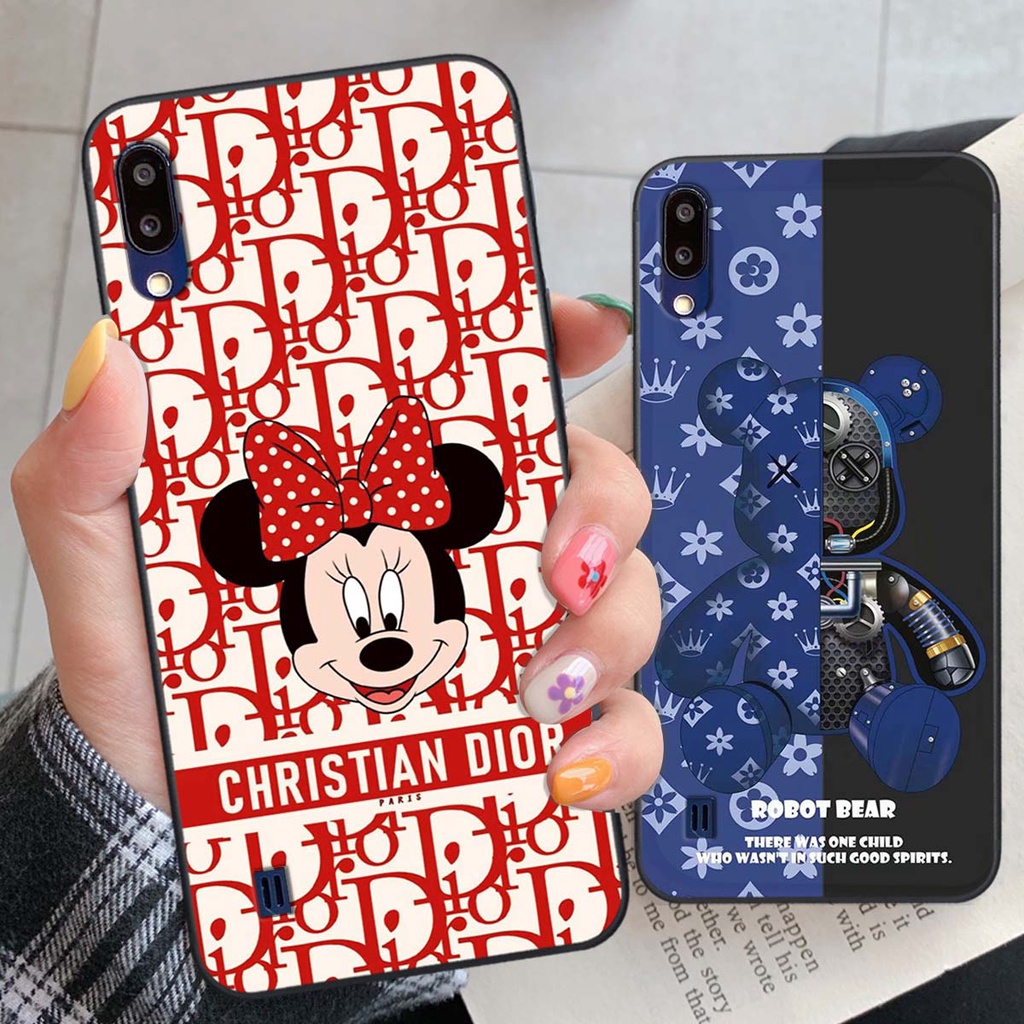 Ốp lưng Samsung M10 hình thương hiệu, thời trang, cute, đáng yêu