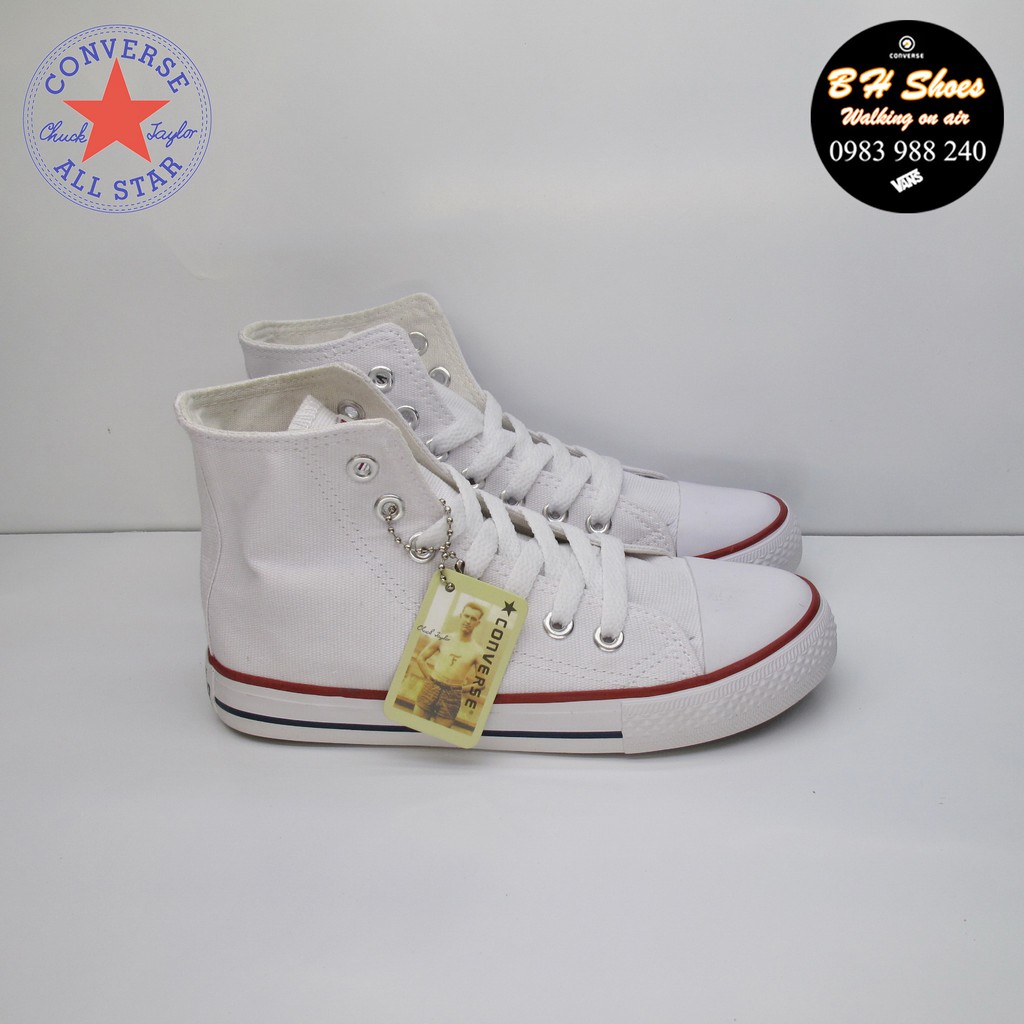 [Hộp CV] Giày Converse classic trẻ em cổ cao cổ điển vải canvas cao cấp đầy đủ tem, tag, tặng kèm hộp hãng.