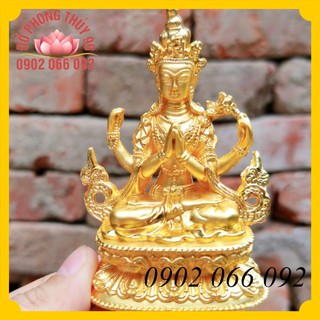 Tượng phật bà quan âm bồ tát mật tông mang bình an đồ phong thuỷ trang trí