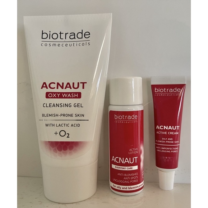 Combo 3 mini( Sữa rửa mặt Oxy Wash 50ml, Chấm mụn Active Lotion 10ml, Active Cream 5ml)