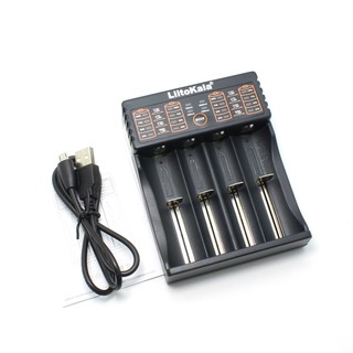 Sạc thông minh 4 khe LiitoKala Lii-402 cho pin sạc 18650, AA, AAA, 26650...