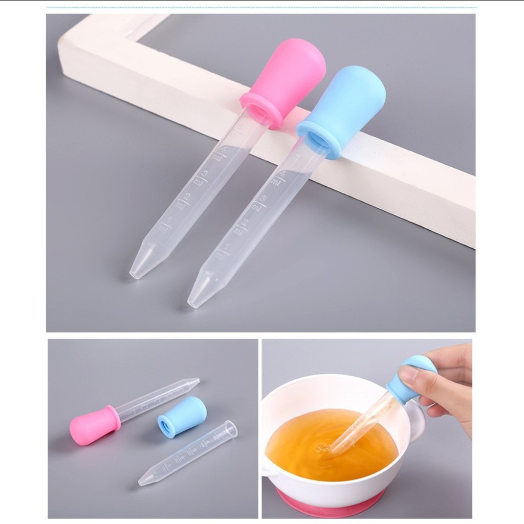 Ống hút  sữa chia vạch cho bé